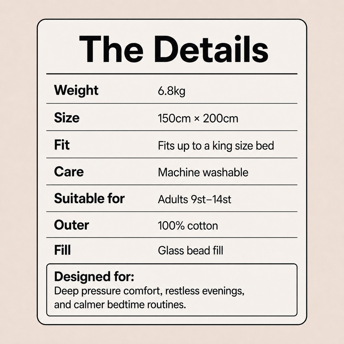 Weighted Blanket for Anxiety