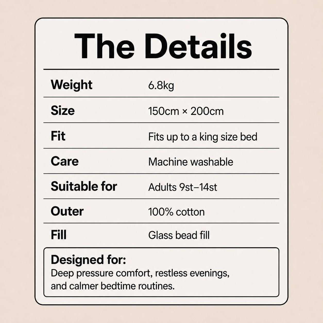 Weighted Blanket for Anxiety