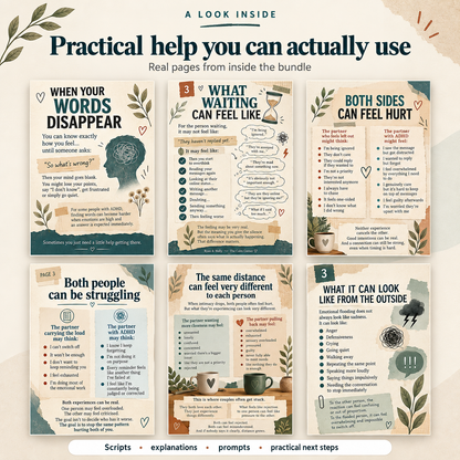 The ADHD Relationship Guide Pack