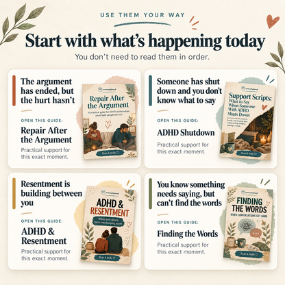 The ADHD Relationship Guide Pack