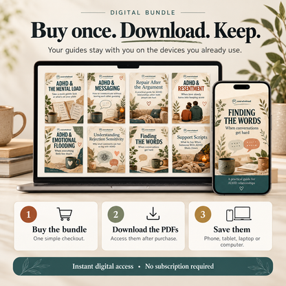 The ADHD Relationship Guide Pack